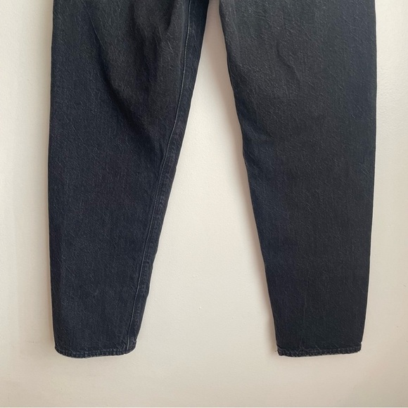 American Eagle 90's Boyfriend black jeans Size 2 grey retro mom dad relaxed high - Picture 12 of 14